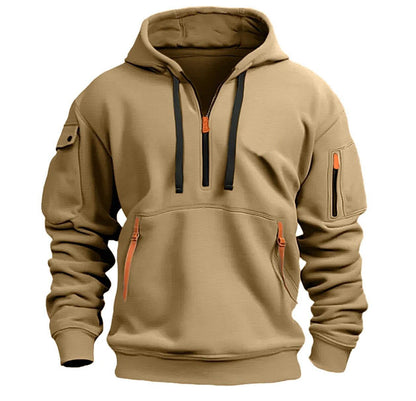 Dropped Shoulder Hooded Sweatshirt Men's Women's Plus Size Loose Pullover Fashion Sweatshirt