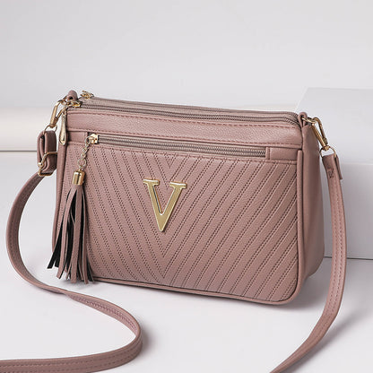 Fashion Trendy One-shoulder Women's Crossbody Middle Bag