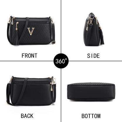 Fashion Trendy One-shoulder Women's Crossbody Middle Bag