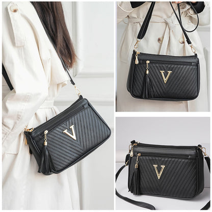 Fashion Trendy One-shoulder Women's Crossbody Middle Bag