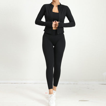 Winter Outdoors Sports Skinny Yoga Clothes Suit