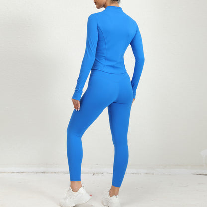 Winter Outdoors Sports Skinny Yoga Clothes Suit